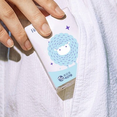 促销柔娜抑菌原生木浆4层7片便携随身装擦手纸巾小包 手帕纸 12包图2