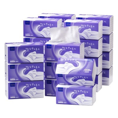 采芝抽纸加大加厚大象款520张家庭实惠装餐巾纸纸巾批发一件代发图5