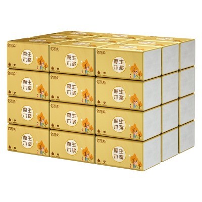 抽纸原生木浆整箱纸巾批发实惠装餐巾纸家庭装纸抽卫生纸家用包邮图2