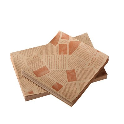 防油纸汉堡纸隔油托盘纸面包烘焙餐盘披萨三明治垫纸空气 炸锅纸图4