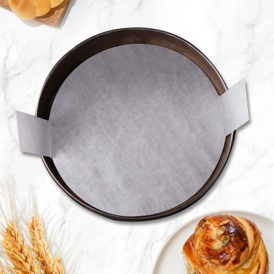 6寸8寸9寸套纸杯蛋糕纸托 双耳羊皮纸烘焙用纸厨房吸油纸煎锅垫纸图5