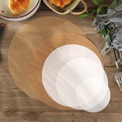 烤盘纸加厚圆形烧烤烤肉吸油纸烘焙面包空气炸锅纸垫高温烘焙家用图3