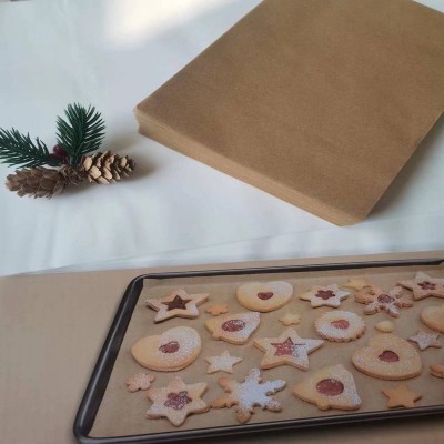 盘烘焙纸 加厚硅油纸烧烤吸油纸烤箱烤肉专用纸 方形吸油烘焙纸图2