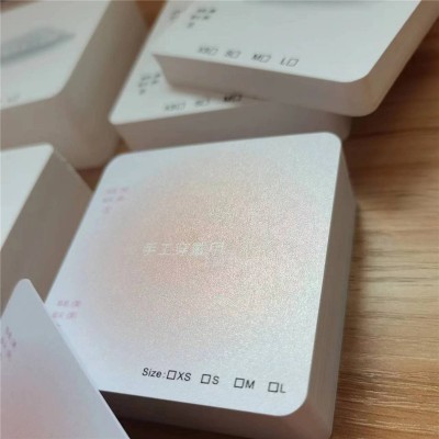 美甲直播间展示卡纸ins风设计珠光纸异形卡片加厚高极 穿戴甲卡片图5