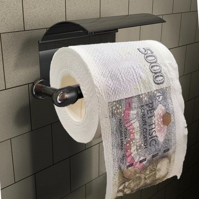 安友跨境捷克克朗创意可降解卷纸有芯200节双层印花派对日常纸巾图4