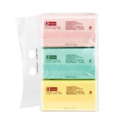 清风抽纸2层200抽 软抽原木浆纸巾BR38AC1 3包/提 16提/箱