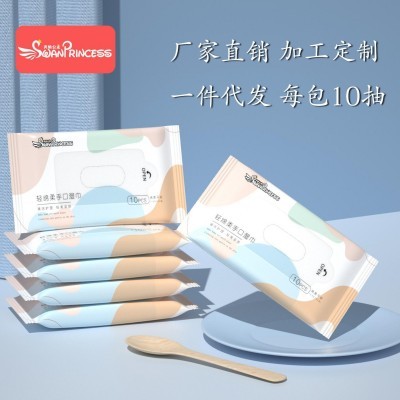 婴儿专用湿巾湿纸巾小包湿巾纸批发抽纸纸巾家用清洁猫咪一次性图3