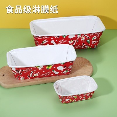 圣诞节纸杯蛋糕底托耐高温cupcake圣诞老人雪媚娘杯烘焙蛋糕纸托图3