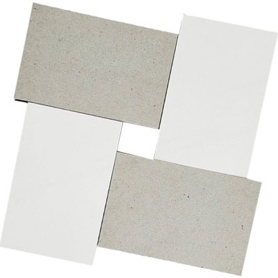 250g400g单面白板纸双面白铜版纸白卡纸 服装衬板包装盒内衬卡纸图2