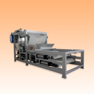 宏忻纸浆压滤机 废纸木浆压榨脱水机带式纸浆脱水 水果渣过滤图2