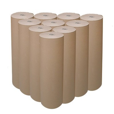 厂家直销批发服装纸样打版卷筒牛卡纸棕黄色挂面箱板纸包装牛皮纸