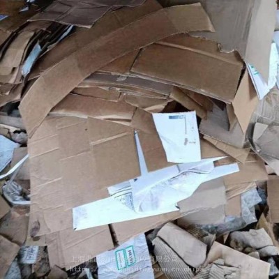 上海大量高价专业回收牛皮 纸 箱 书纸回收工厂废纸箱图3
