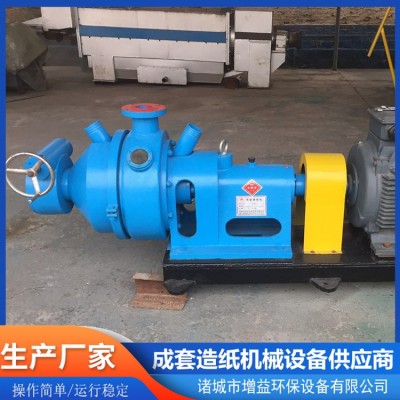 造纸机械双盘磨浆机 稻草芳纶磨浆设备 纸浆模塑全套设备图4