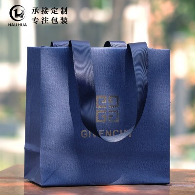 手提袋烫金化妆品礼品袋压纹珠宝首饰袋礼物袋手挽纸袋定 |制设计图5