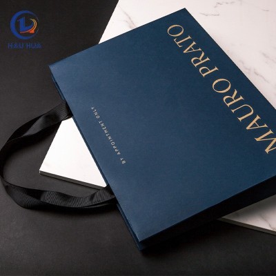 礼品袋包装烫金珠宝手提纸袋高级化妆品手挽袋定&制伴手礼礼物袋图4