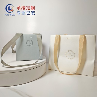珠宝首饰手提袋饰品礼品袋印刷化装品纸袋设计化妆品包装袋厂家