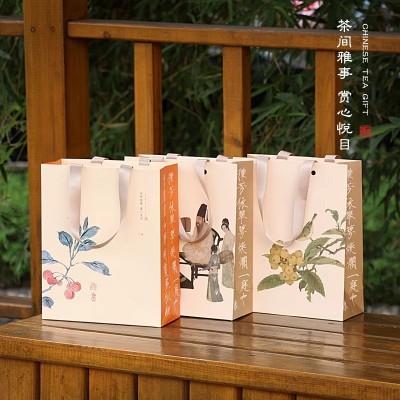 国风复古茶叶手提袋纸袋茶叶包装袋通用茶叶袋子加厚纸茶叶袋印刷图3