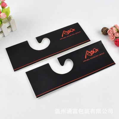 外贸纺织面料挂卡硬纸板纸衣架样卡纺织样布料挂钩窗帘挂卡图2