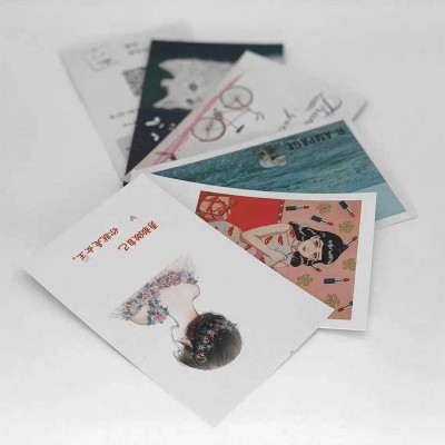 卡片定制售后服务卡片刮刮乐定做优惠券明信片纸产品说明书订做图2