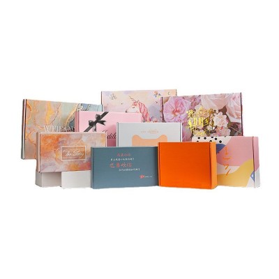 天地盖礼盒定制化妆品彩印礼品盒翻盖纸盒高档茶叶水果包装盒定做图2