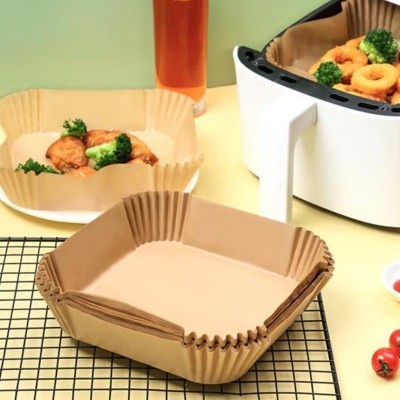 圆型方形空气炸锅纸空气炸锅纸专用纸炸锅纸硅油纸烤箱专用纸图3