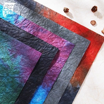 礼品鲜花包装纸 礼品包装纸 手工纸 浮染纸 韩纸房厂家直销图4