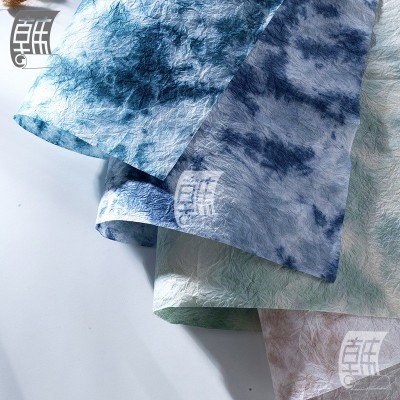 礼品鲜花包装纸 礼品包装纸 手工纸 浮染纸 韩纸房厂家直销图2