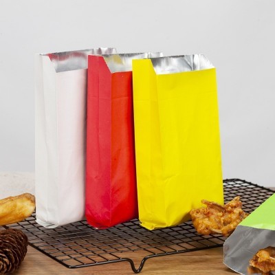 现货一次性烧烤袋外卖铝箔锡纸袋保温防油炸串锡纸打包袋定制