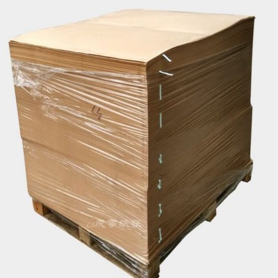 厂家直销牛皮纸 60g浅黄色牛皮纸 包装纸 隔层纸 封面硬卡纸批发图3