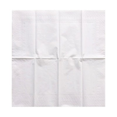 餐巾纸批发印刷logo330加厚三层1/8折叠西餐厅用长方形餐纸巾出口