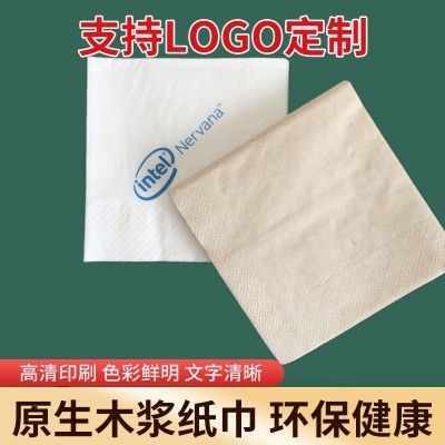 230*230餐巾纸正方形长方形白色木浆本色现货整箱6000张工厂直销图4