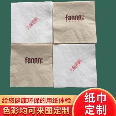 230*230餐巾纸正方形长方形白色木浆本色现货整箱6000张工厂直销图3