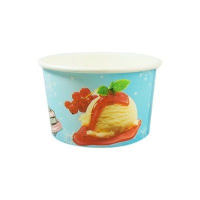 一次性冰淇淋纸杯冰激凌酸奶碗雪糕杯小号纸碗批发印刷logo图5