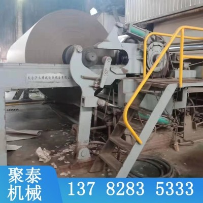 现货二手瓦楞纸纸机出售聚泰机械二手造纸机胶辊图4