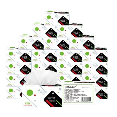 厂家批发30包3层100抽卫生纸可湿水不掉渣原生木浆抽纸纸巾餐巾纸图4