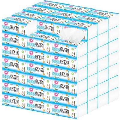 大容量12包原生木浆纸餐巾纸可湿水不掉渣亲肤柔韧抽纸纸巾纸抽图5