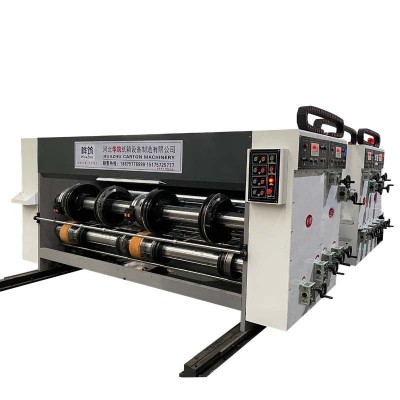 半自动纸箱机 瓦楞纸板水墨印刷开槽成型一体机 小型纸箱厂机械设备图2