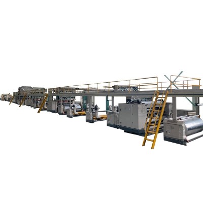 纸箱生产线 印刷机械设备厂 包装三五七层瓦楞纸板生产线纸箱机全套图4