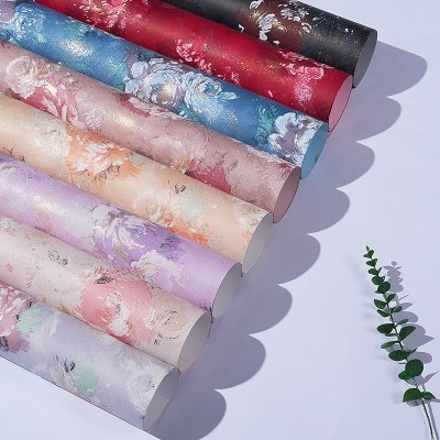 厂家直供特种艺术喜糖盒包装纸花开富贵伴手礼盒立体发泡纸