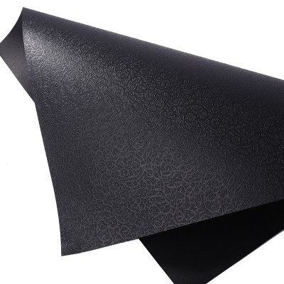 特种纸现货120G亮面黑色压纹纸纹路多样可选纹理清晰原浆底耐折好图4