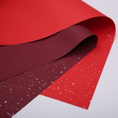 厂家直销特种纸触感繁星包装纸120克使复色星雨珠光喜庆礼品纸图2