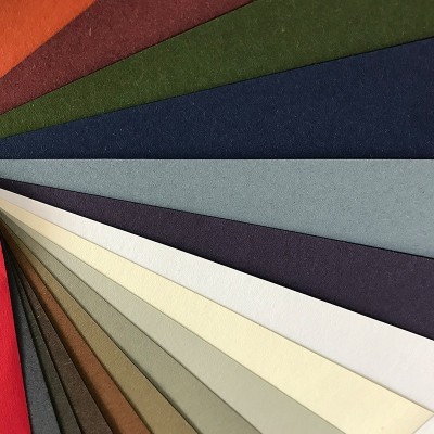 工厂定制木棉纸棉纸116克彩色卡纸工艺盒茶盒礼袋吊牌包装特种纸图2