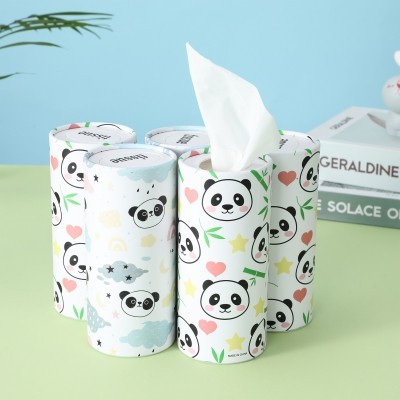 礼盒车载纸巾促销礼品圆筒抽取式面巾纸银行保险餐饮纸巾商用logo图4