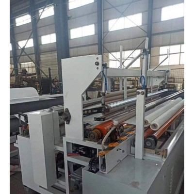 全自动1880型复卷机 光茂卫生纸深加工 餐巾纸抽纸生产线 切纸机图2