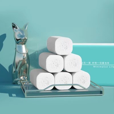 卫生纸4斤超大卷纸100%原生木浆家用无芯厕纸巾加厚厂家直销代发图3