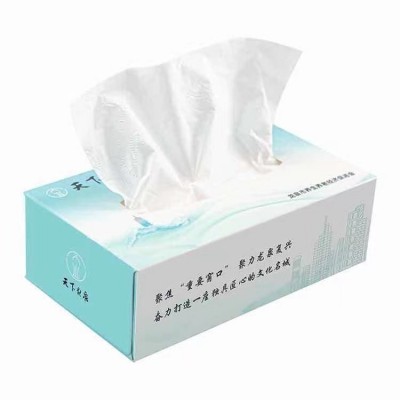 厂家盒装抽纸定制银行广告宣传纸巾定做可印logo餐巾纸订做批发图2