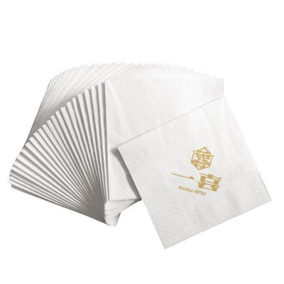 厂家直供广告纸巾餐厅餐巾纸印花纸饭店方巾纸商用批发纸巾定 制图5