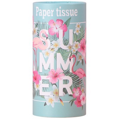 车载纸巾汽车专用圆筒盒装抽纸批发创意摆件车用可印LOGO广告纸巾图5