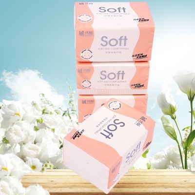 工厂直供诚兴娇抽纸 440张加厚4层大尺寸婴幼可用木浆纸批发 包邮图5