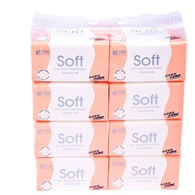 工厂直供诚兴娇抽纸 440张加厚4层大尺寸婴幼可用木浆纸批发 包邮图2